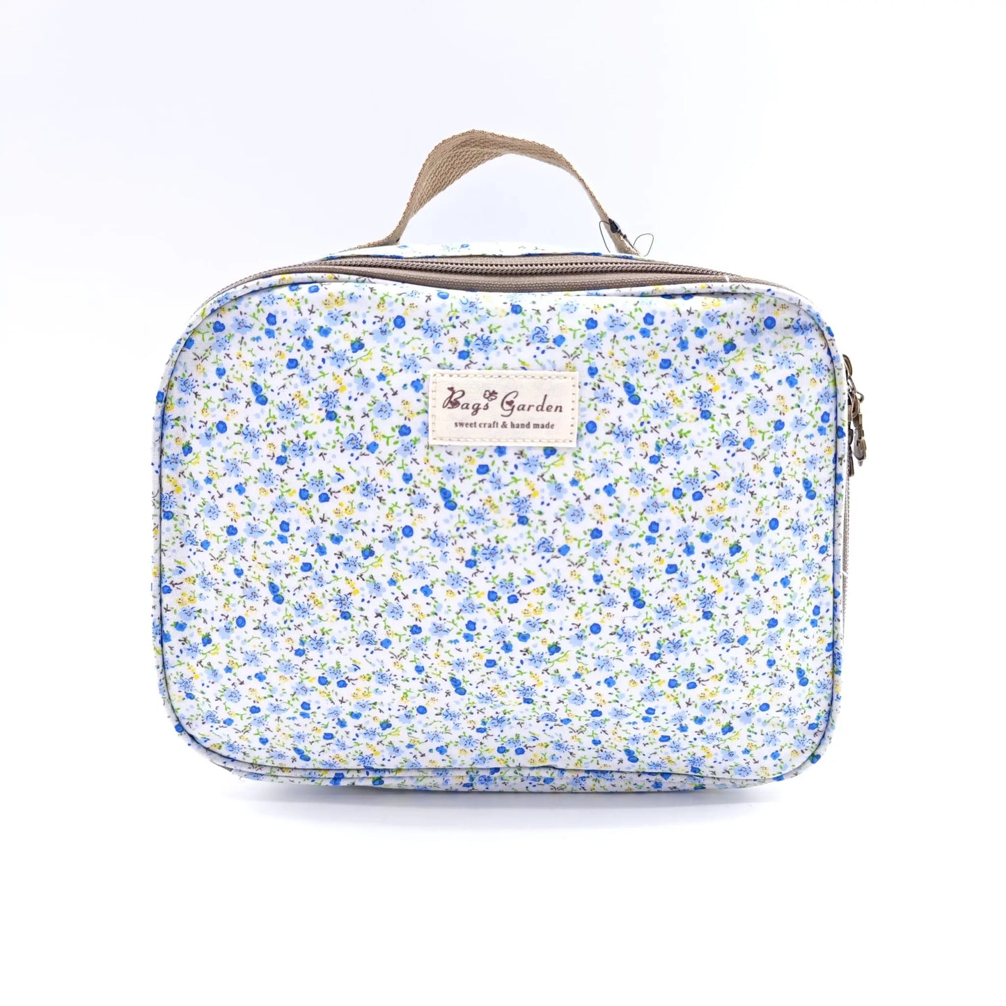 Bags Garden bolso de mano Bolsa de merienda waterproof Florecitas azul Bags Garden Bags Garden