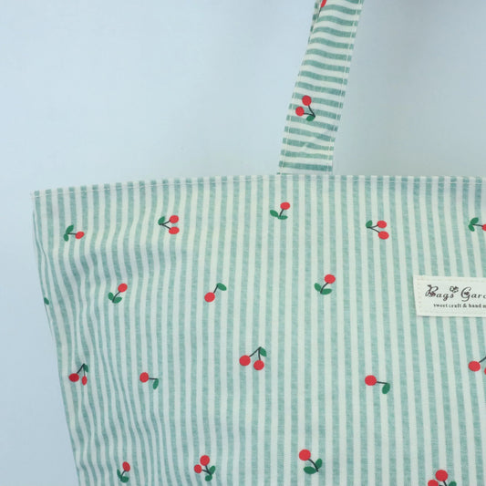 Bolsa de playa ligera impermeable cerezas mint Bags Garden