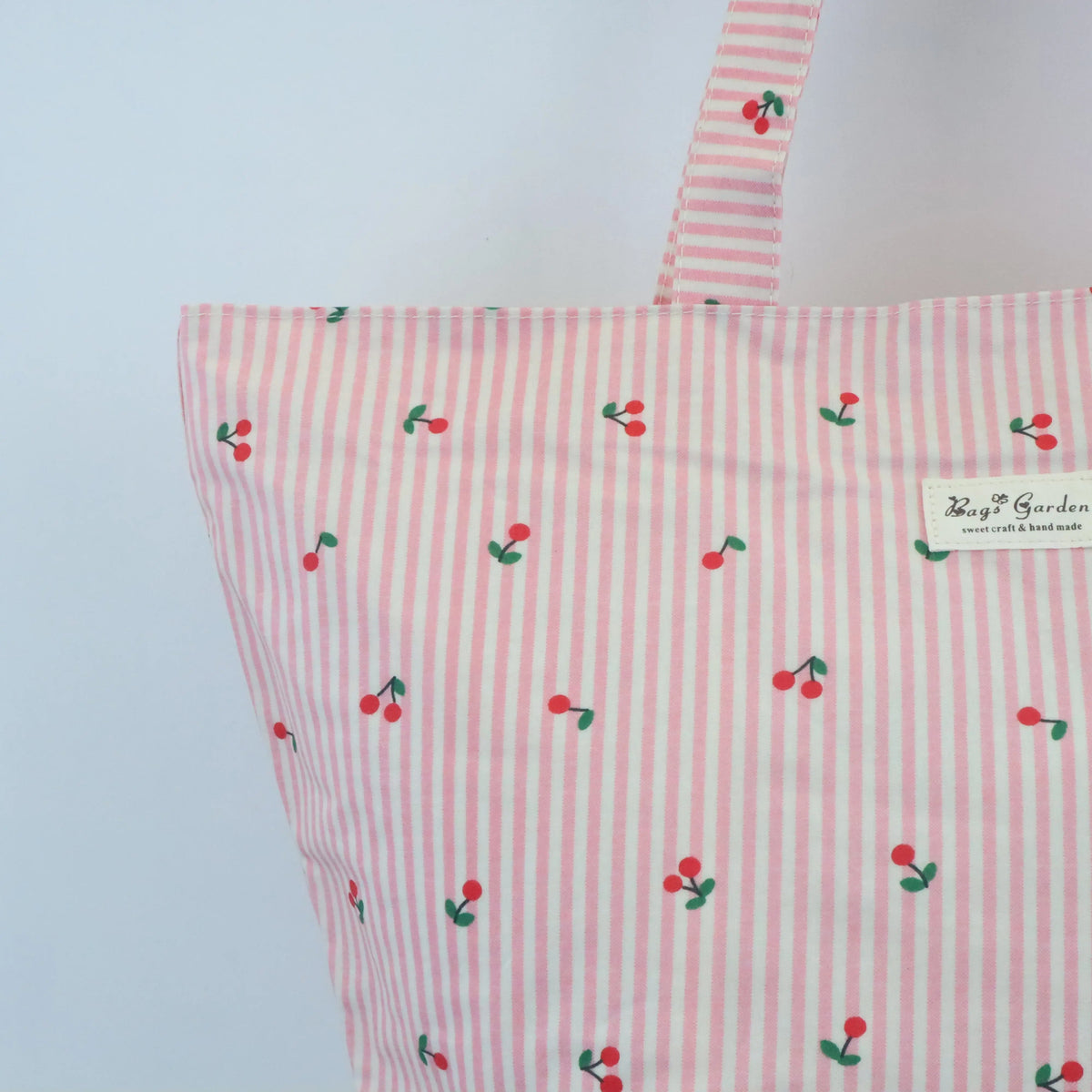 Bolsa de playa ligera impermeable cerezas rosa Bags Garden