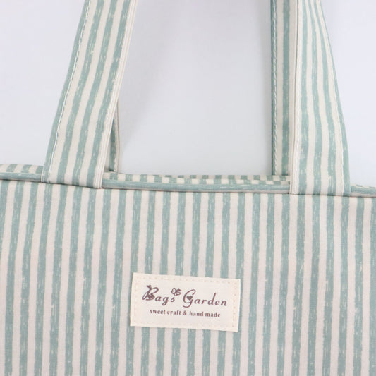 Bags Garden bolso de mano Bolso de mano waterproof Rayas Mint Bags Garden Bags Garden