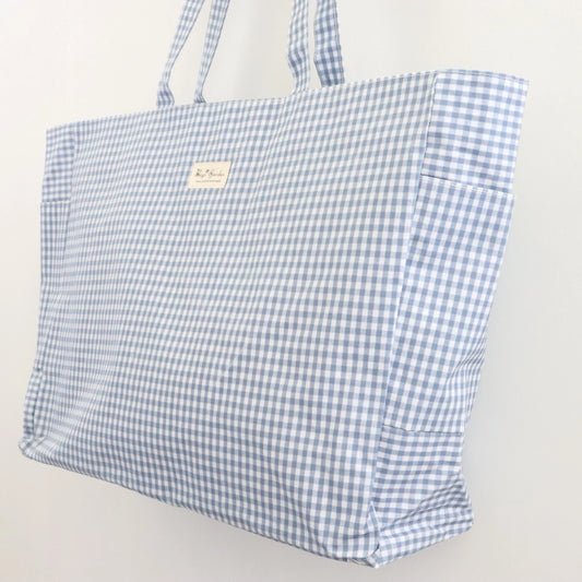 Bags Garden bolso de playa Bolso de playa bolsillos waterproof Vichy Marino Bags Garden Bags Garden