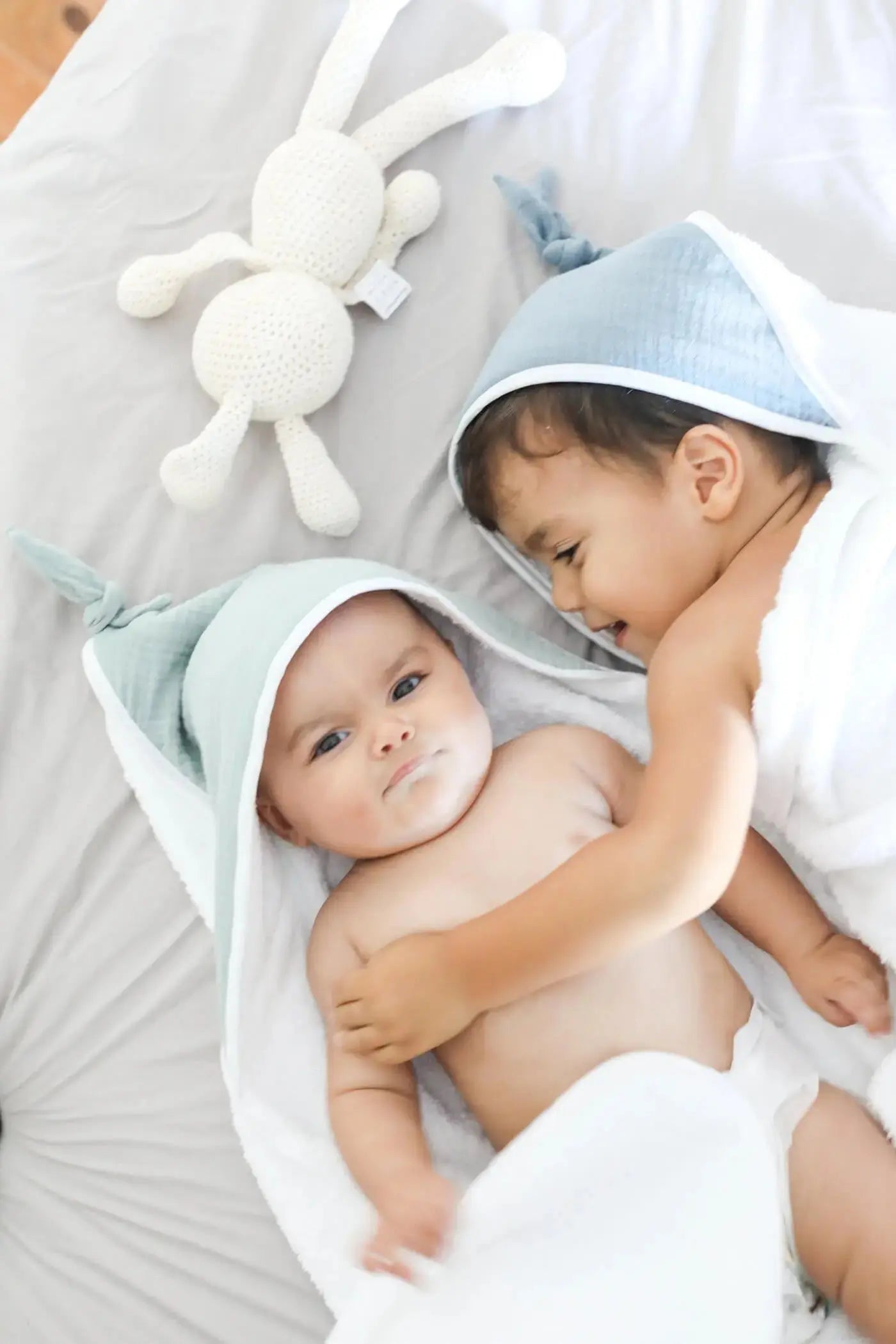 Capa de baño de bebe Capa de baño de bebe Gasa Mostaza Bapum Kids