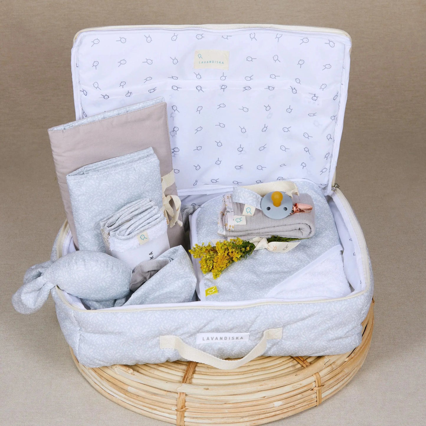 Capa de baño de bebe Capa de baño de bebe Lirios Azules Bapum Kids