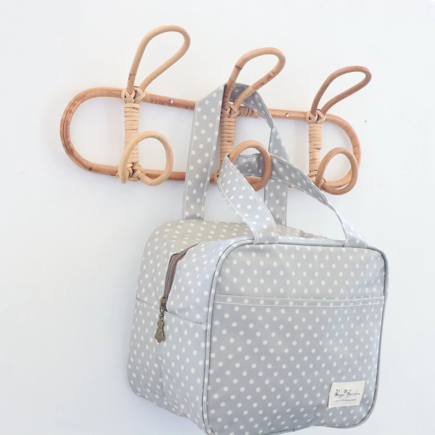 Bags Garden bolso de mano Cofre mini waterproof Lunares Greige Bags Garden Bags Garden