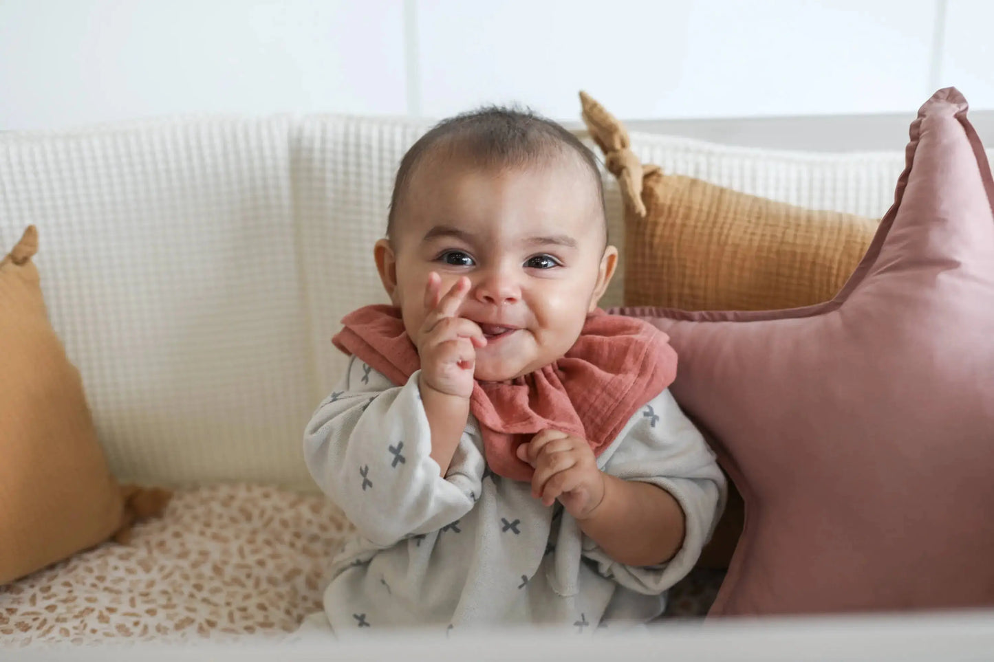 Cuello babero Cuello babero Recogebabas Gris Bapum Kids