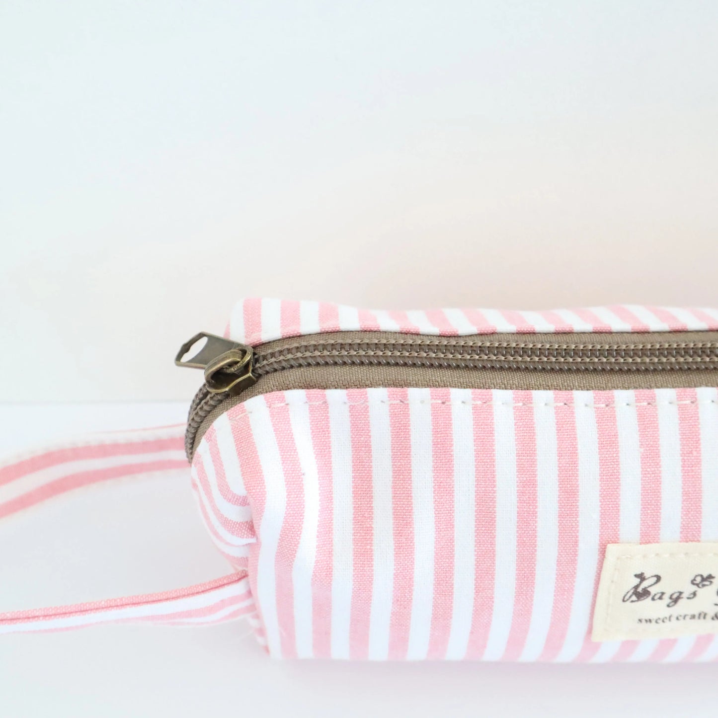 Bags Garden bolso de mano Estuche de Algodón Bags Garden Raya ancha Rosa Bags Garden