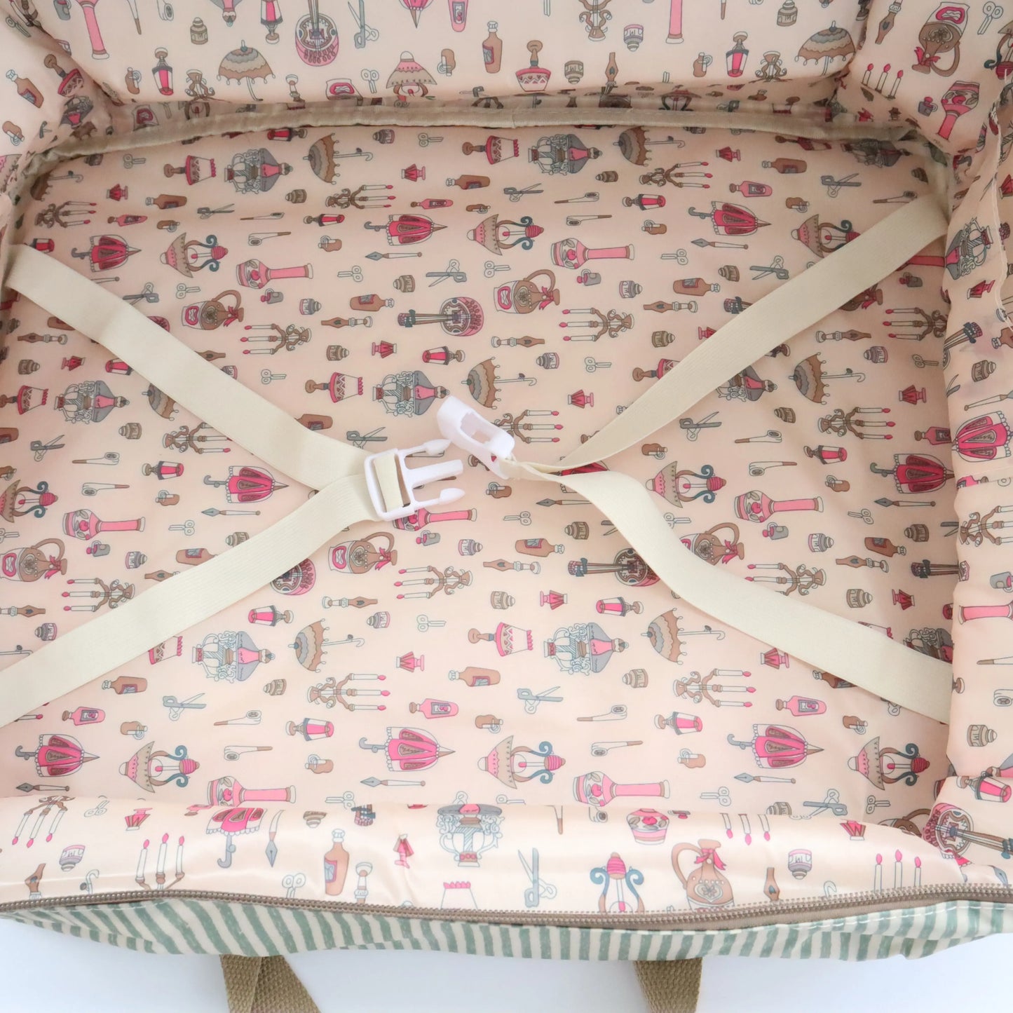 Bags Garden maleta Maleta de maternidad impermeable Bags Garden Rayas Mint Bags Garden