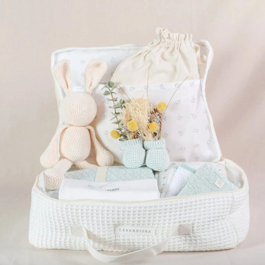 Maleta de maternidad Bapum Kids Maleta de maternidad para Hospital Waffle Crudo