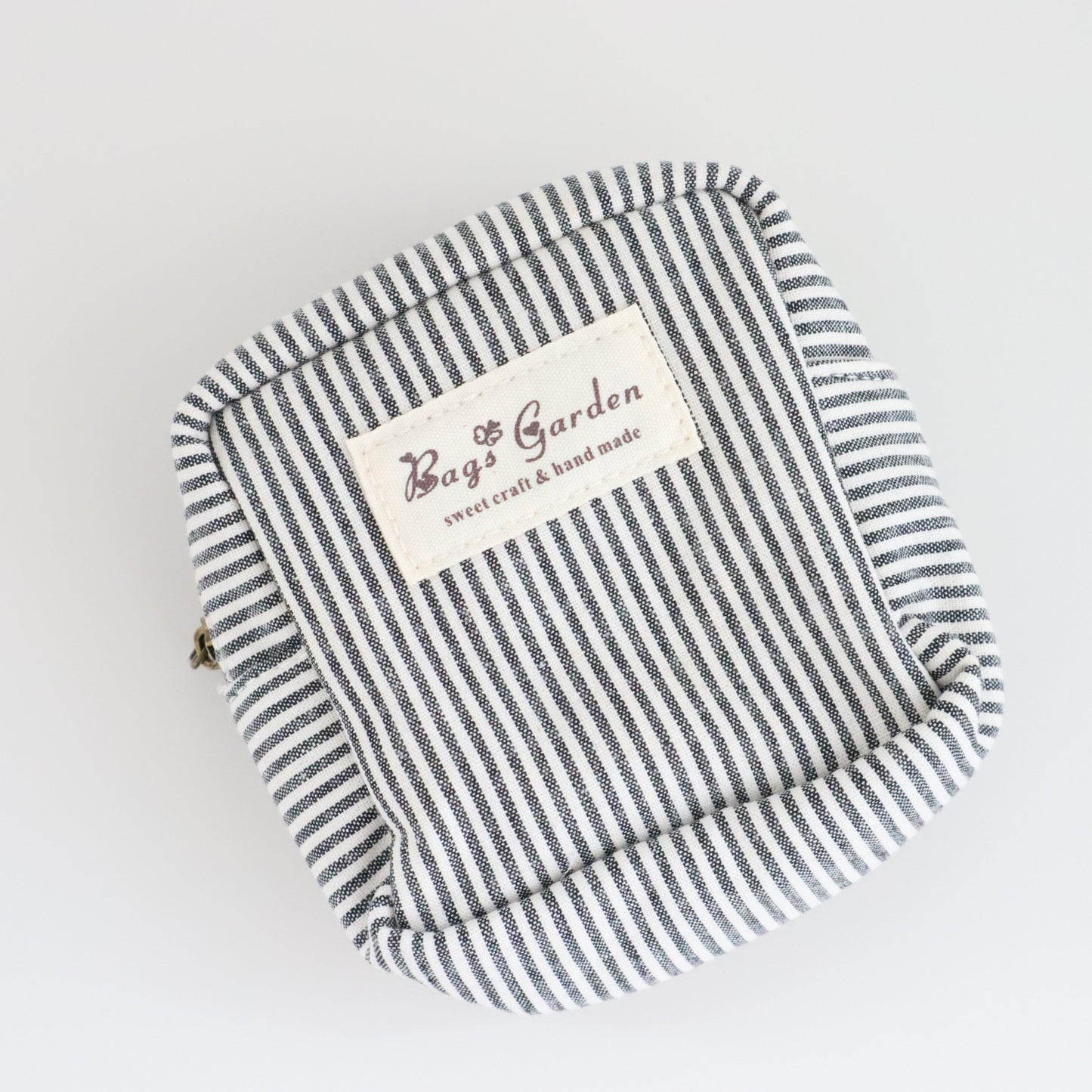 Bags Garden bolso de mano Mini pouch algodón Rayas Negro Bags Garden Bags Garden