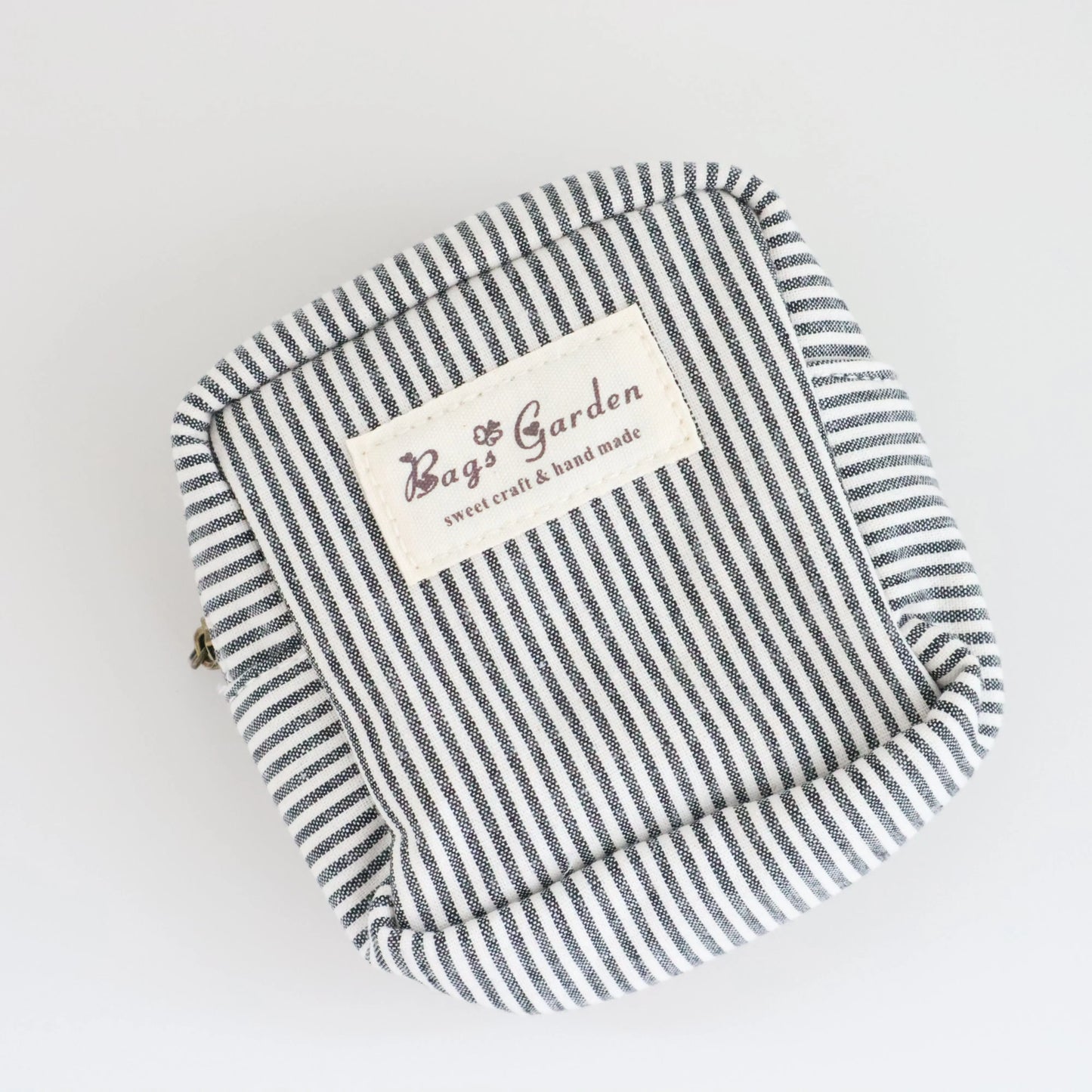 Bags Garden bolso de mano Mini pouch algodón Rayas Negro Bags Garden Bags Garden