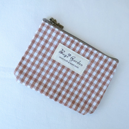 Bags Garden monedero Monedero Waterproof Vichy Toffee Bags Garden Bags Garden