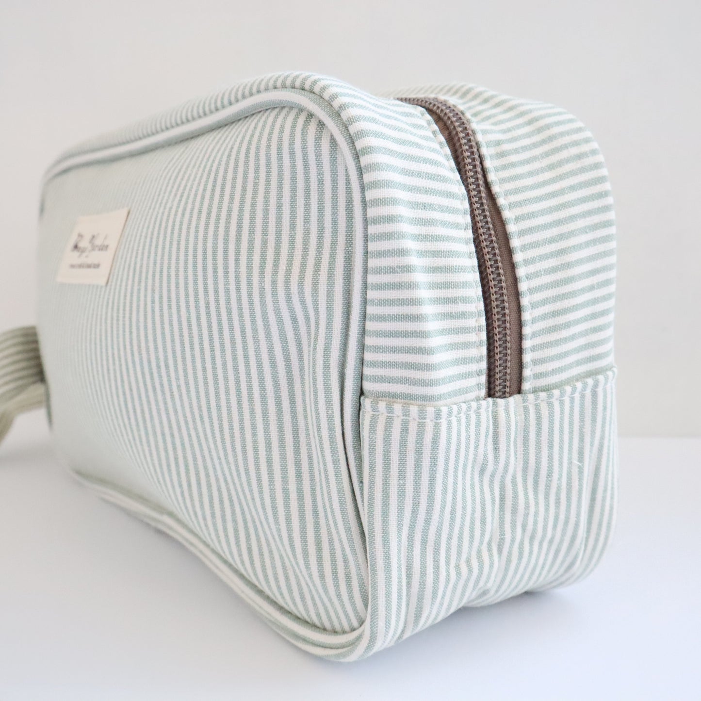 Bags Garden bolso de mano Neceser algodón Rayas Mint Bags Garden Bags Garden