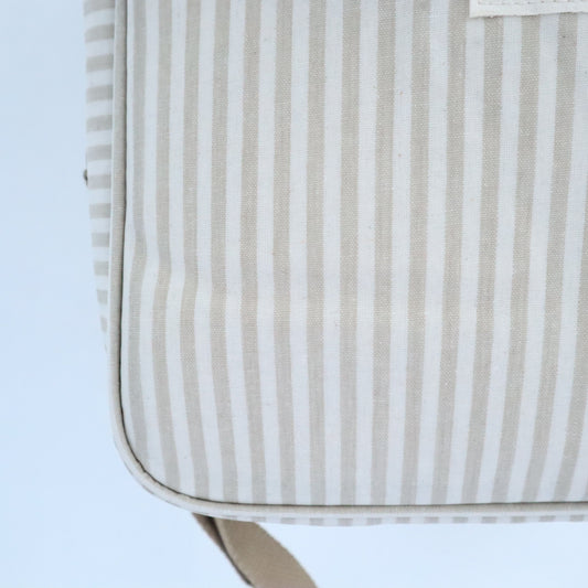 Bags Garden bolso de mano Nevera impermeable Bags Garden cuadrada Rayas Beige Bags Garden