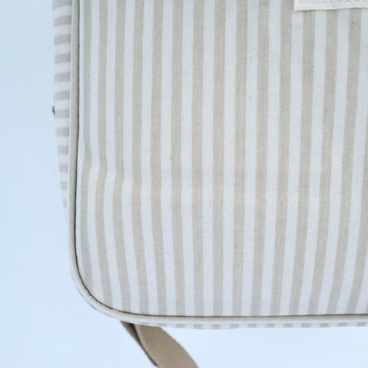 Bags Garden bolso de mano Nevera impermeable Bags Garden cuadrada Rayas Beige Bags Garden