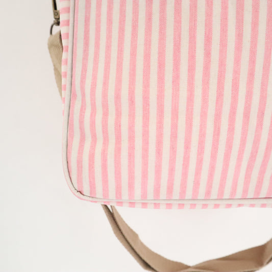 Bags Garden bolso de mano Nevera impermeable Bags Garden cuadrada Rayas Rosa Bags Garden