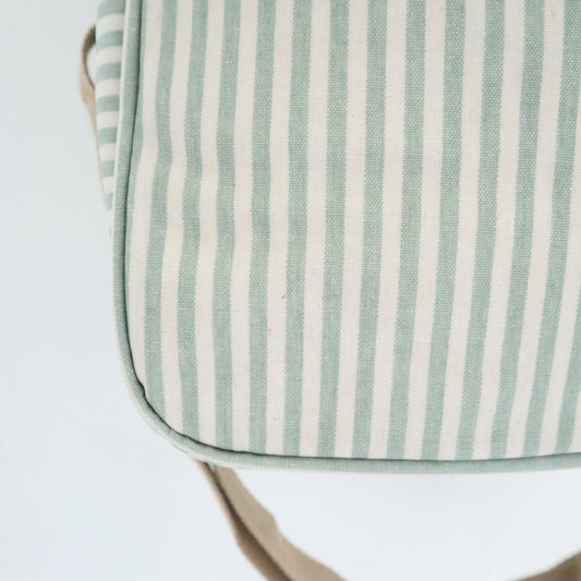Bags Garden bolso de mano Nevera impermeable Bags Garden cuadrada Rayas Verde Mint Bags Garden