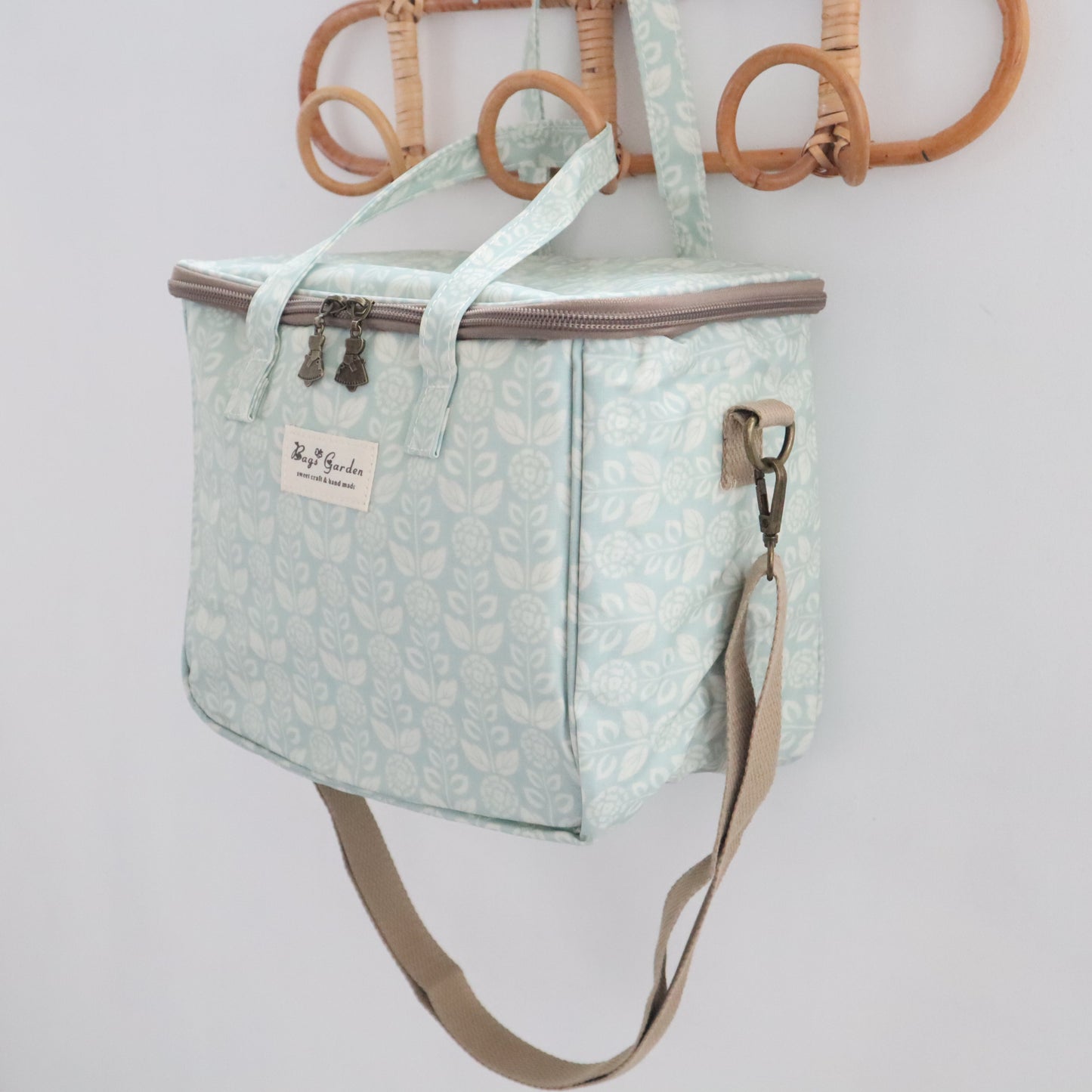 Bags Garden bolso de mano Neverita waterproof cuadrada Botánica mint Bags Garden Bags Garden