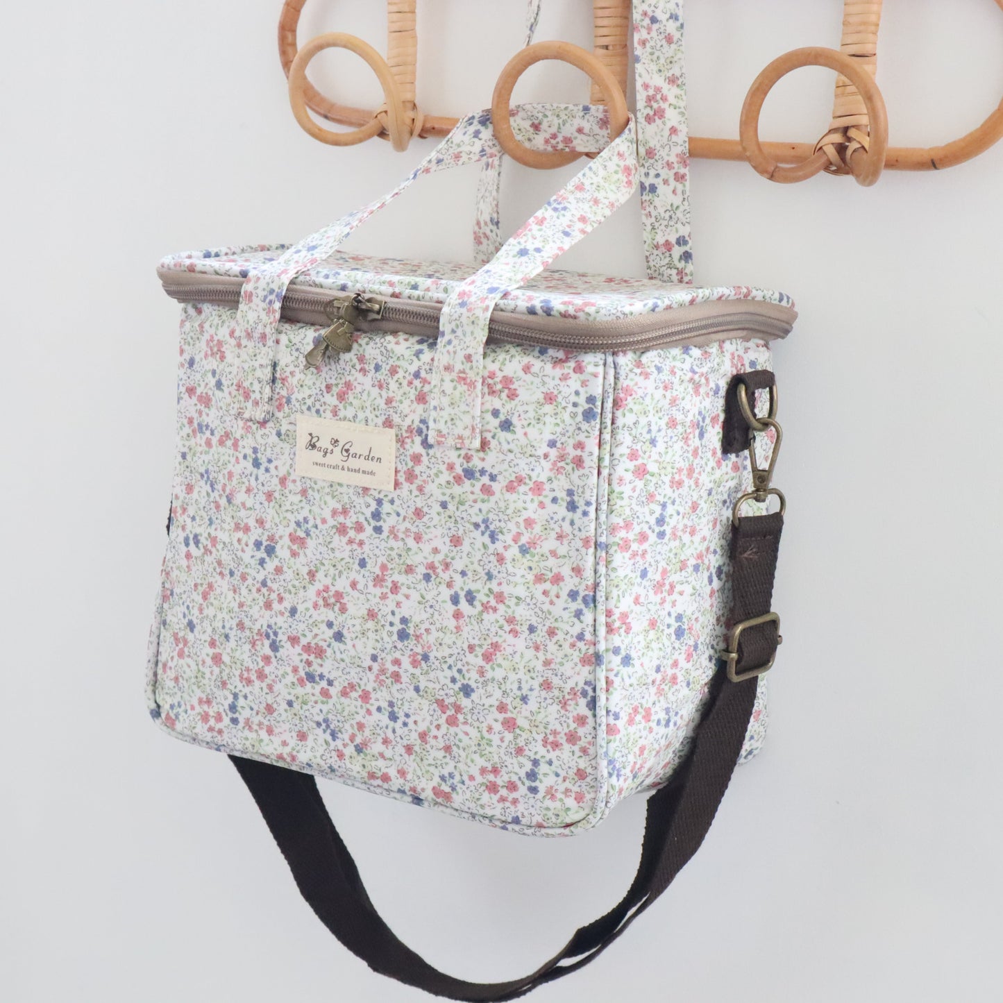 Bags Garden bolso de mano Neverita waterproof cuadrada Ciruela Bags Garden Bags Garden