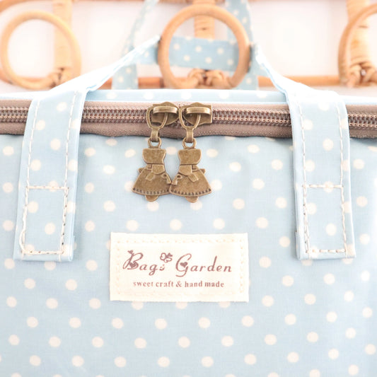 Bags Garden bolso de mano Neverita waterproof cuadrada Lunares Azulado Bags Garden Bags Garden