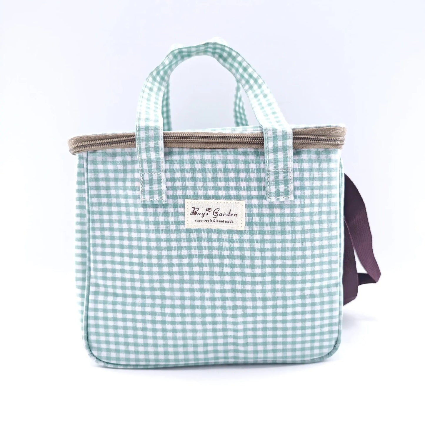 Bags Garden bolso de mano Neverita waterproof cuadrada Vichy Mint Bags Garden Bags Garden