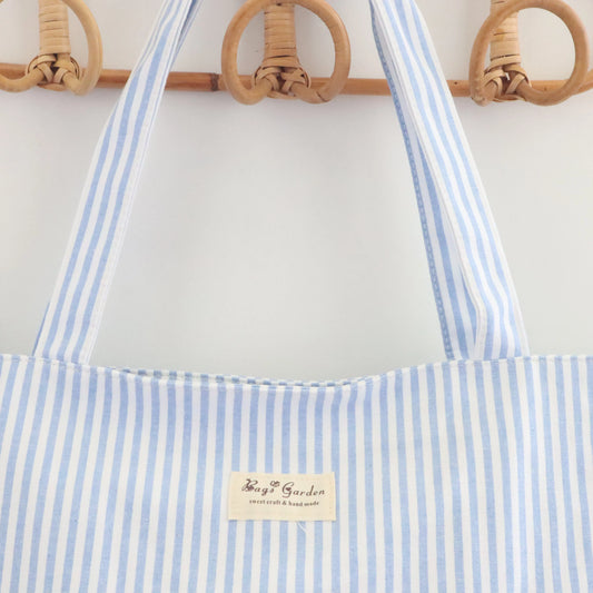 Bags Garden tote bag Tote bag shopper de algodon Rayas Azulado Bags Garden Bags Garden