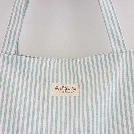 Bags Garden tote bag Tote bag shopper de algodon Rayas Mint Bags Garden Bags Garden