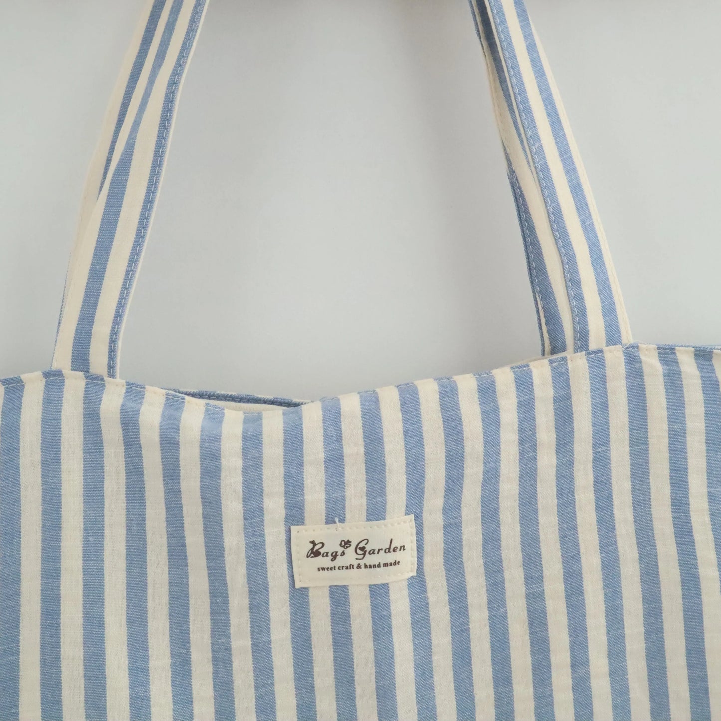 Bags Garden tote bag Tote bag shopper de algodon Rayas Seercucker Azul Bags Garden Bags Garden