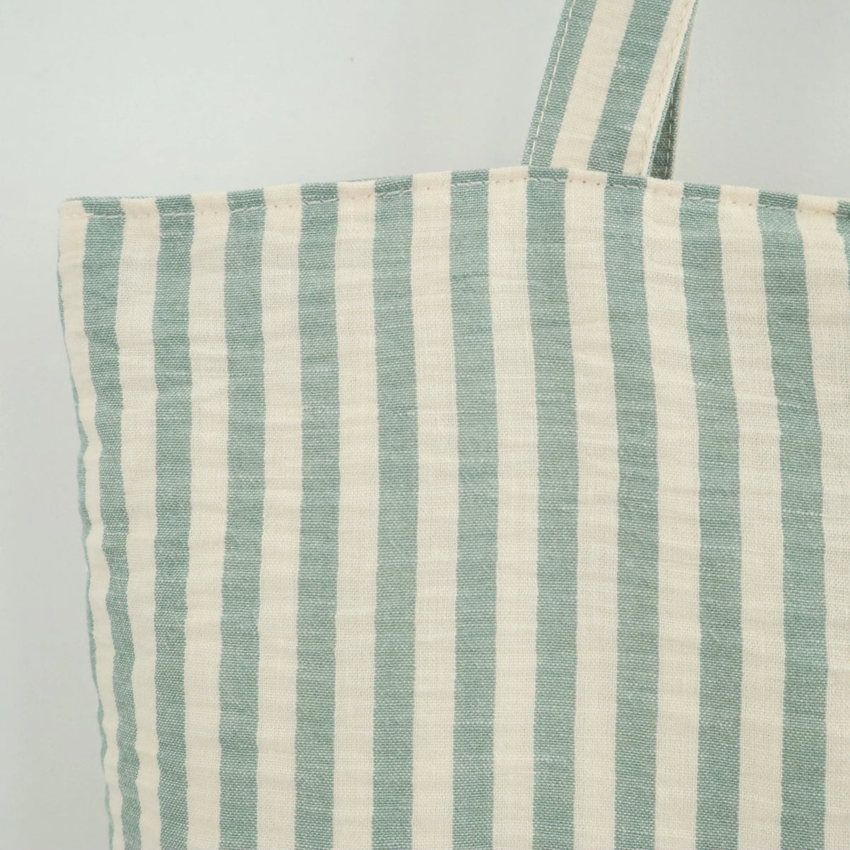 Bags Garden tote bag Tote bag shopper de algodon Rayas Seercucker Mint Bags Garden Bags Garden