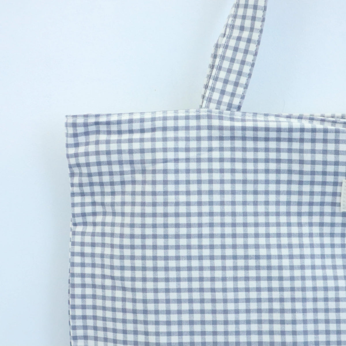 Tote bag shopper de algodon Vichy Denim Bags Garden