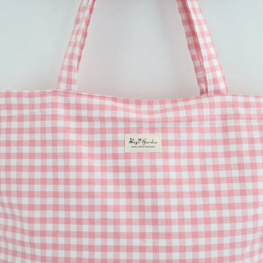 Bags Garden tote bag Tote bag shopper de algodon Vichy Rosa Bags Garden Bags Garden