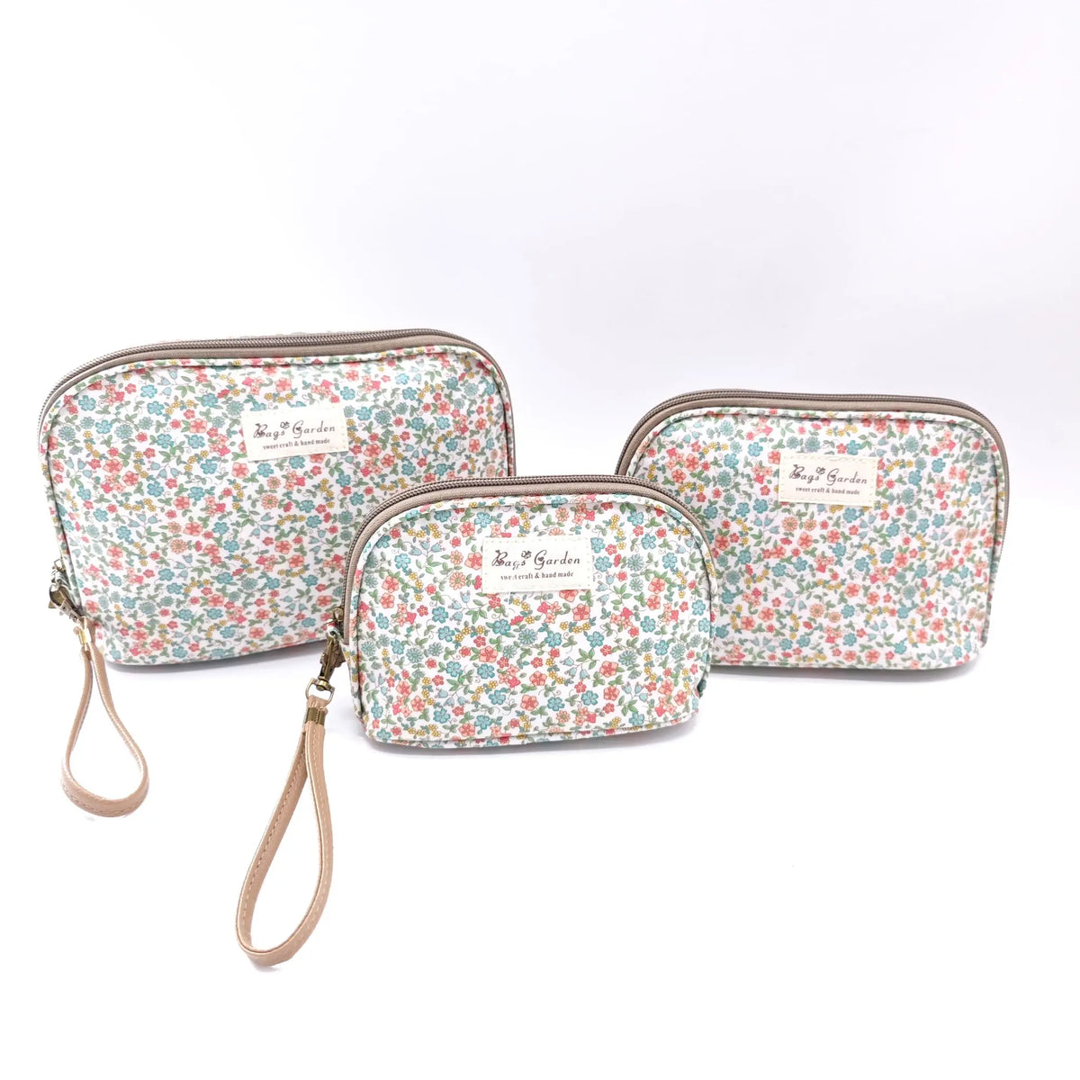 Bags Garden neceser Trío de neceseres waterproof Eucalipto Bags Garden Bags Garden
