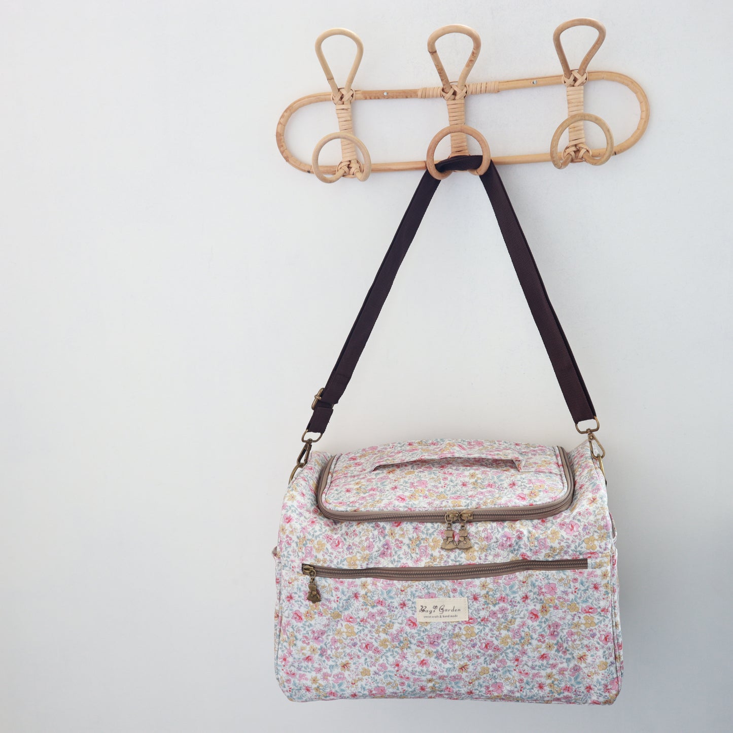 Bolso para carrito de bebe maxi Bags Garden Frambuesa