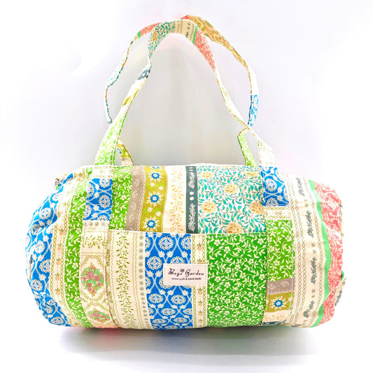 Bags Garden maleta Barrel algodón Boho Verde Bags Garden Bags Garden