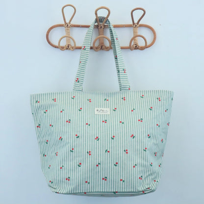 Bolsa de playa ligera impermeable cerezas mint Bags Garden