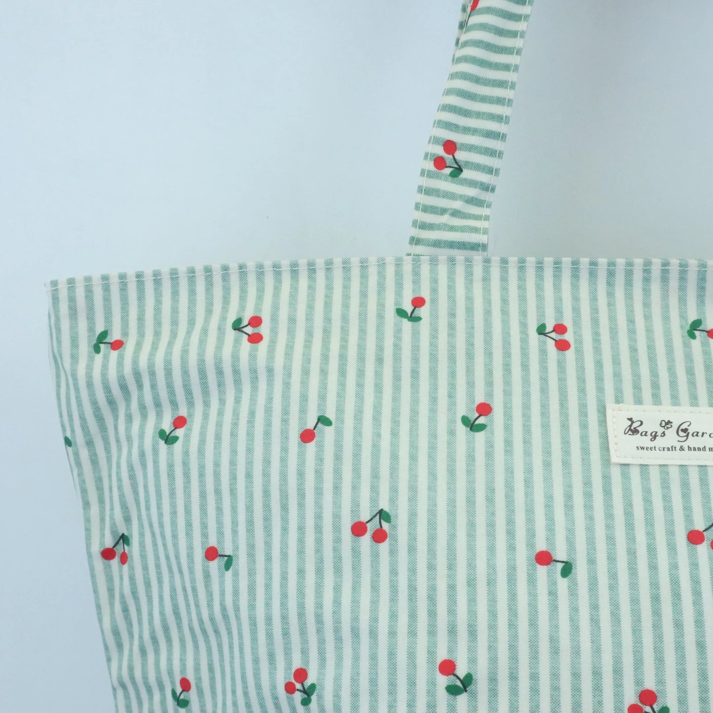 Bolsa de playa ligera impermeable cerezas mint Bags Garden