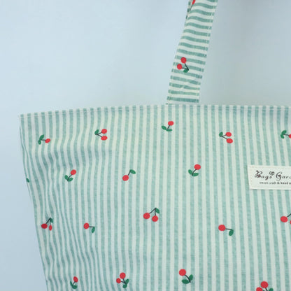 Bolsa de playa ligera impermeable cerezas mint Bags Garden