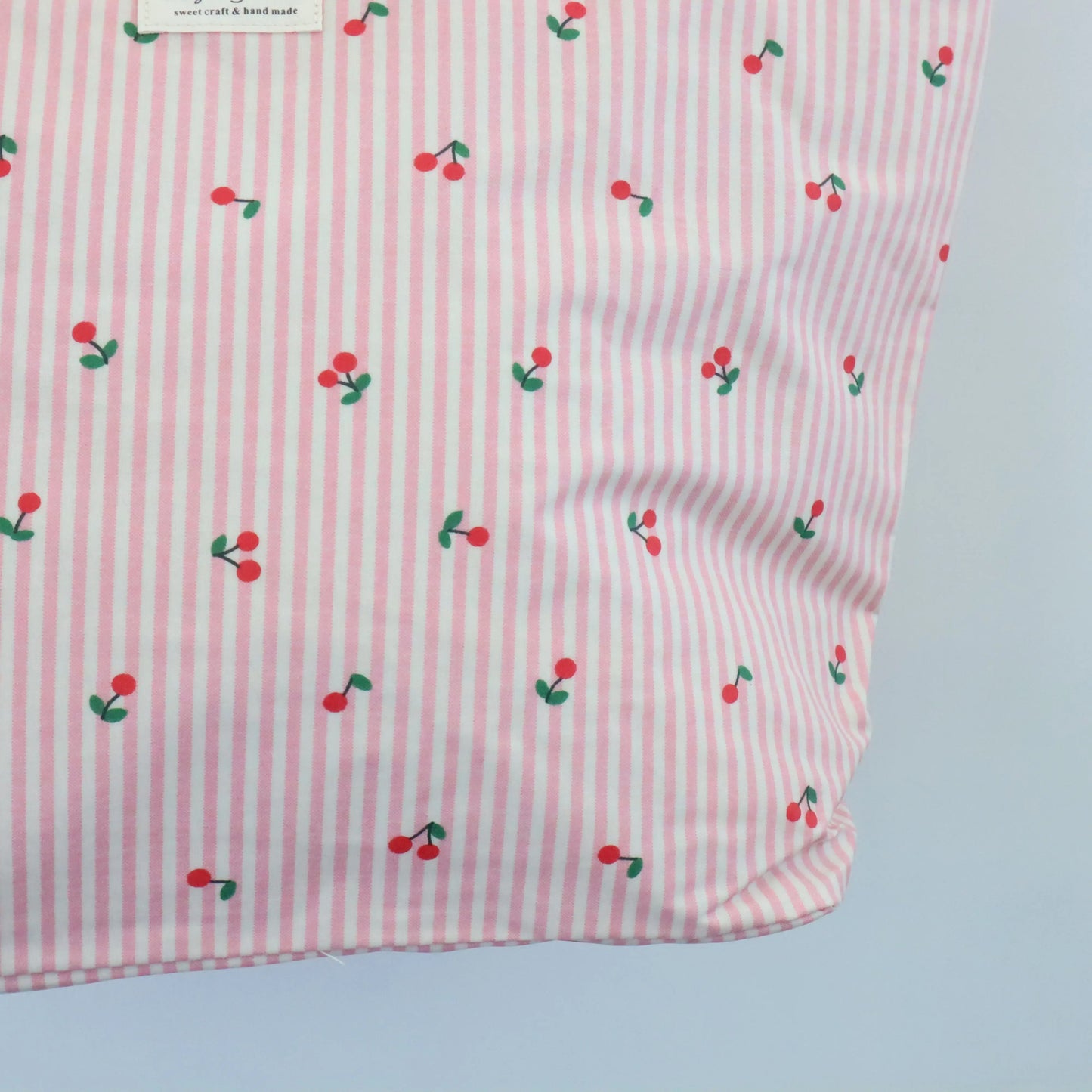 Bolsa de playa ligera impermeable cerezas rosa Bags Garden