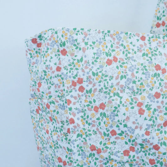 Bags Garden bolso de playa Bolso de Playa Impermeable con Bolsillos Floral Eucalipto – Bags Garden Bags Garden