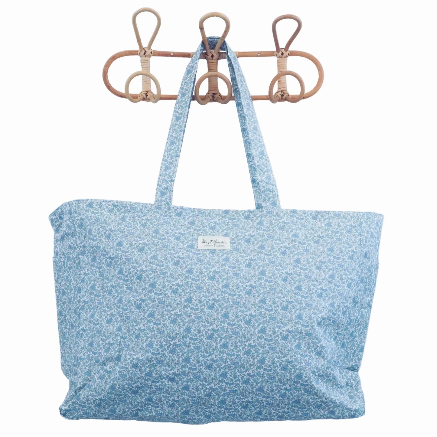 Bags Garden bolso de playa Bolso de Playa Impermeable con Bolsillos Floral Hibisco – Bags Garden Bags Garden