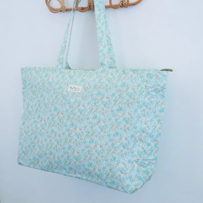 Bags Garden bolso de playa Bolso de Playa Impermeable con Bolsillos Floral Lima – Bags Garden Bags Garden