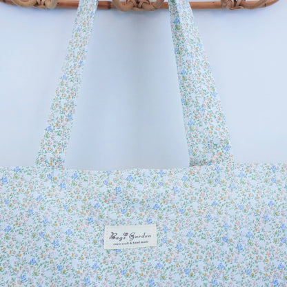 Bags Garden bolso de playa Bolso de Playa Impermeable con Bolsillos Floral Uva – Bags Garden Bags Garden