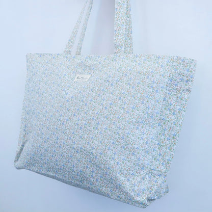 Bags Garden bolso de playa Bolso de Playa Impermeable con Bolsillos Floral Uva – Bags Garden Bags Garden