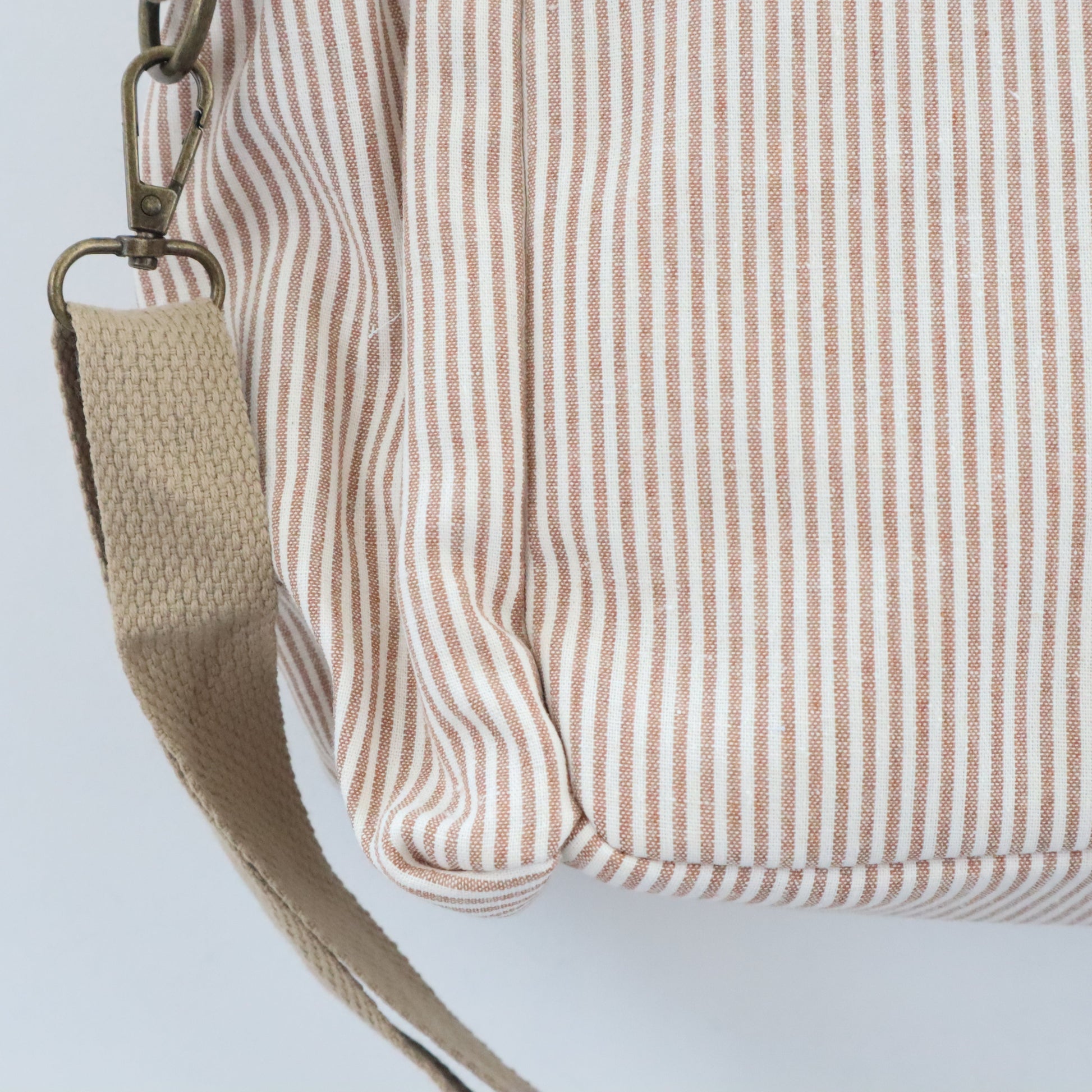 Bags Garden bolso de carrito Bolso de carrito algodón Rayas Beige Bags Garden Bags Garden