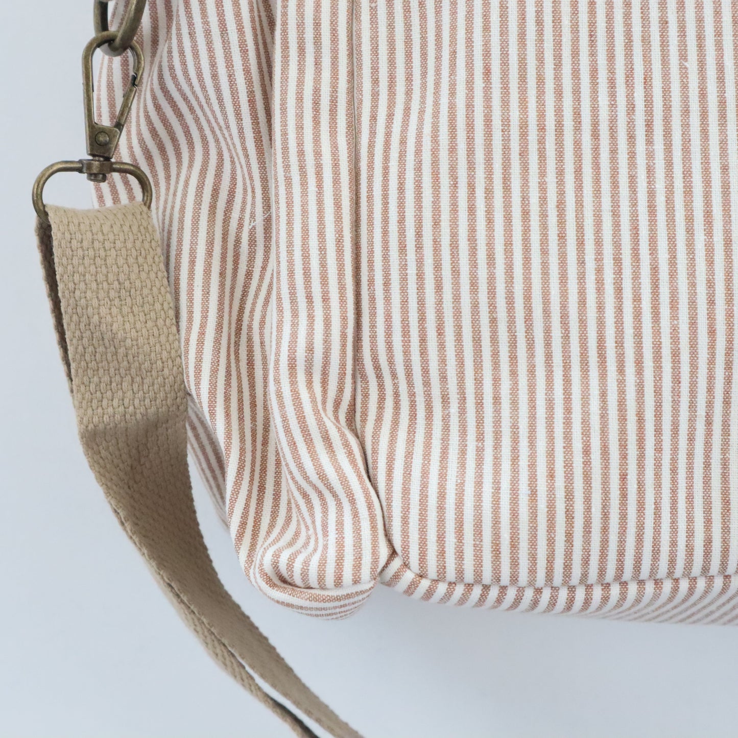 Bags Garden bolso de carrito Bolso de carrito algodón Rayas Beige Bags Garden Bags Garden