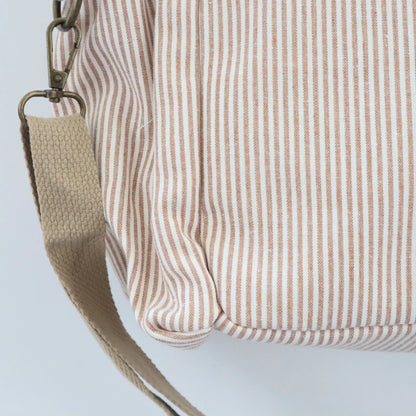Bags Garden bolso de carrito Bolso de carrito algodón Rayas Beige Bags Garden Bags Garden