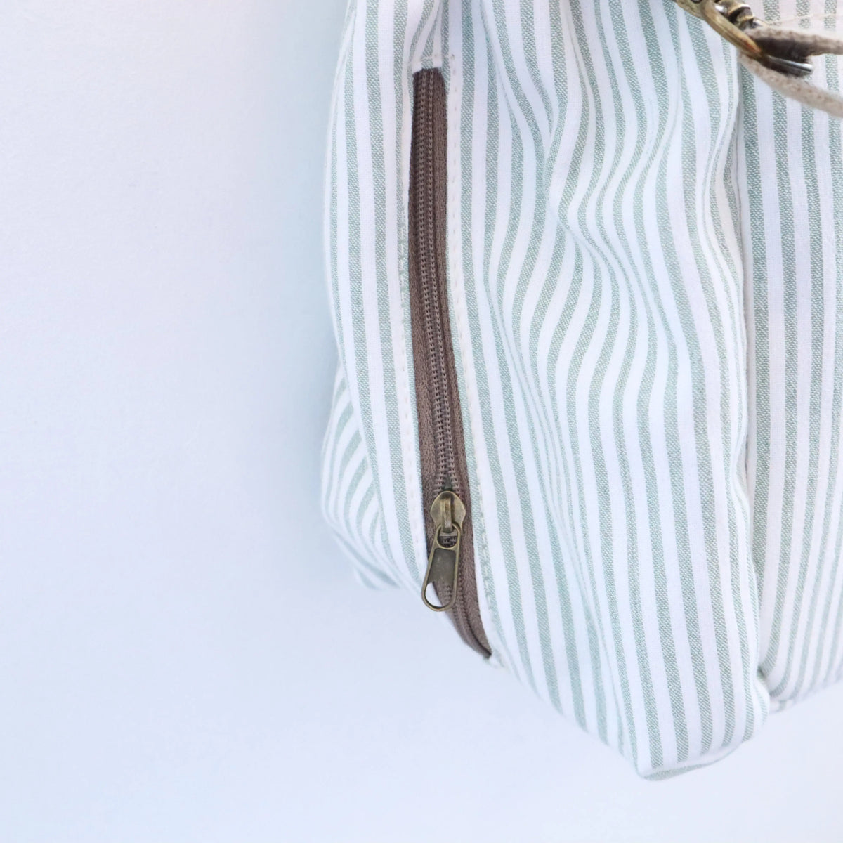 Bolso de carrito algodón Rayas Mint Bags Garden
