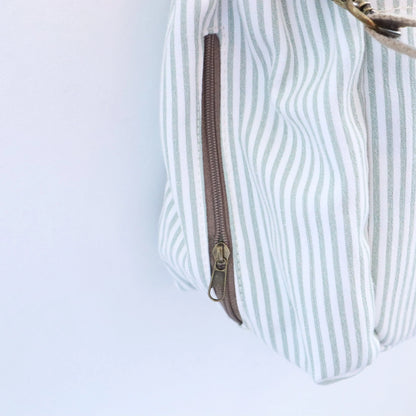 Bolso de carrito algodón Rayas Mint Bags Garden