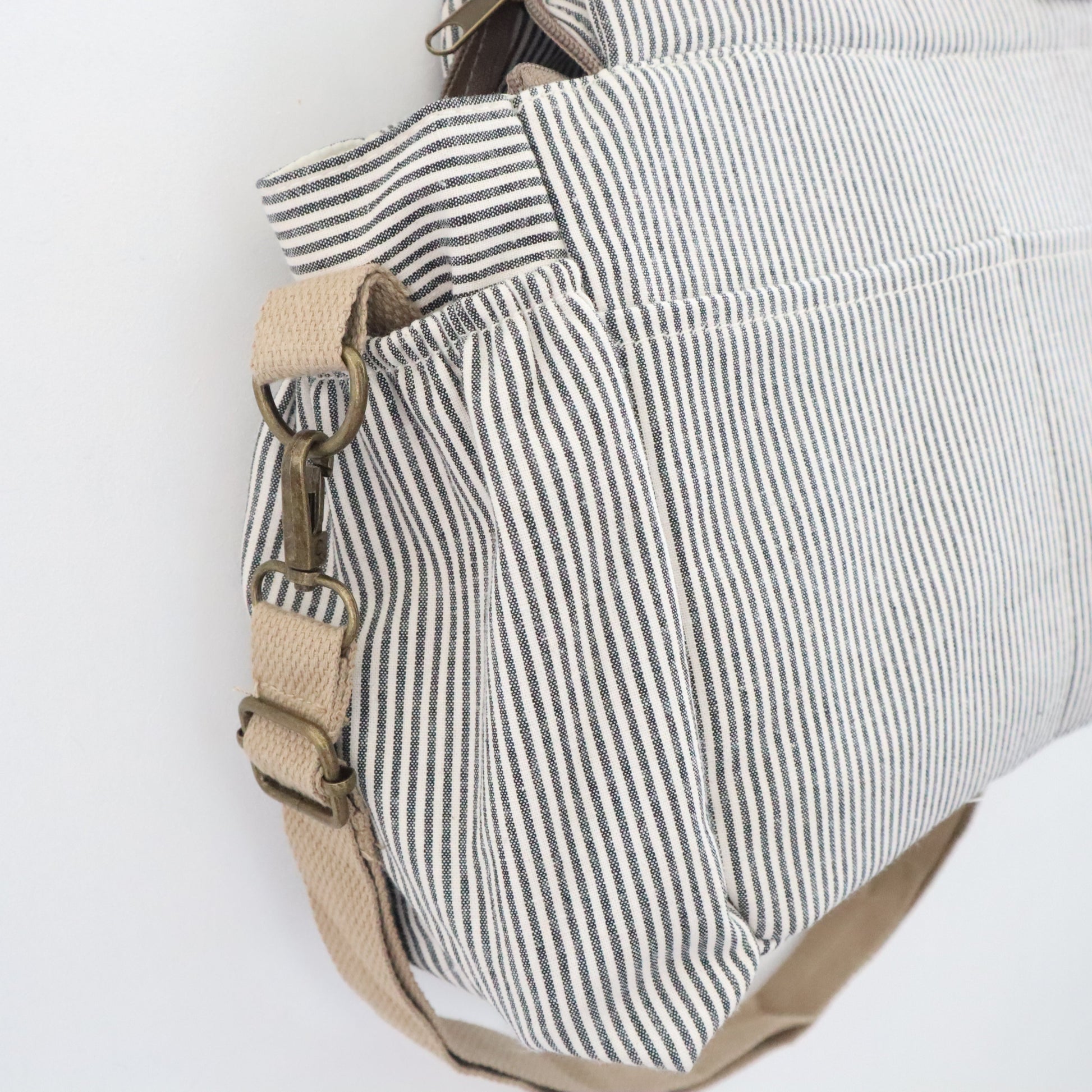 Bags Garden bolso de carrito Bolso de carrito algodón Rayas Negro Bags Garden Bags Garden