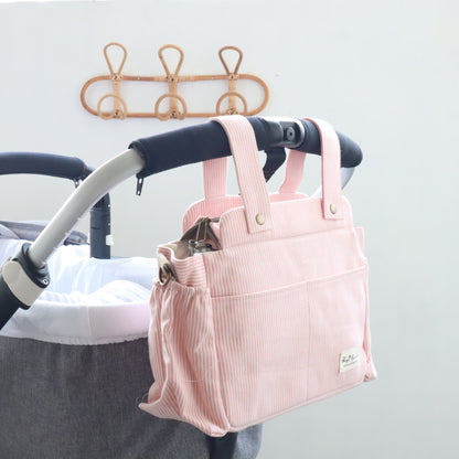 Bags Garden bolso de carrito Bolso de carrito algodón Rayas Rosa Bags Garden Bags Garden