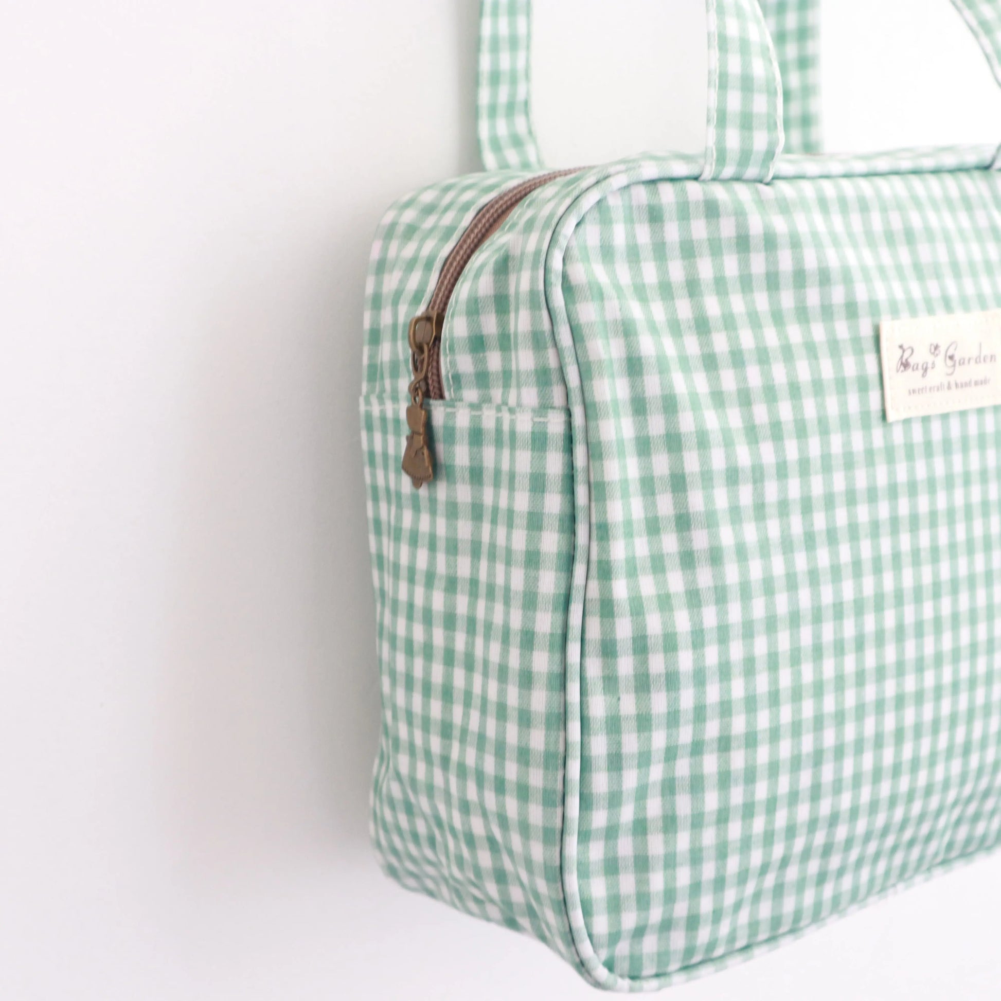 Bags Garden bolso de mano Bolso de mano mini waterproof Vichy Mint Bags Garden Bags Garden